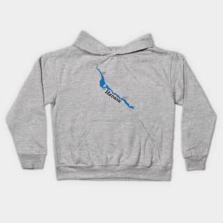 Lake Havasu Map Kids Hoodie